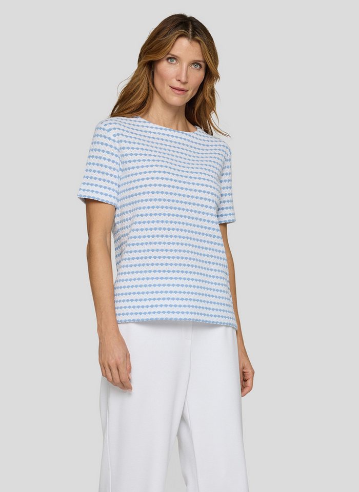 Rabe T-Shirt gestreift, im Strick-Look – Bild 2 von 5