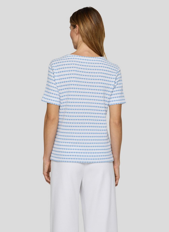 Rabe T-Shirt gestreift, im Strick-Look – Bild 3 von 5