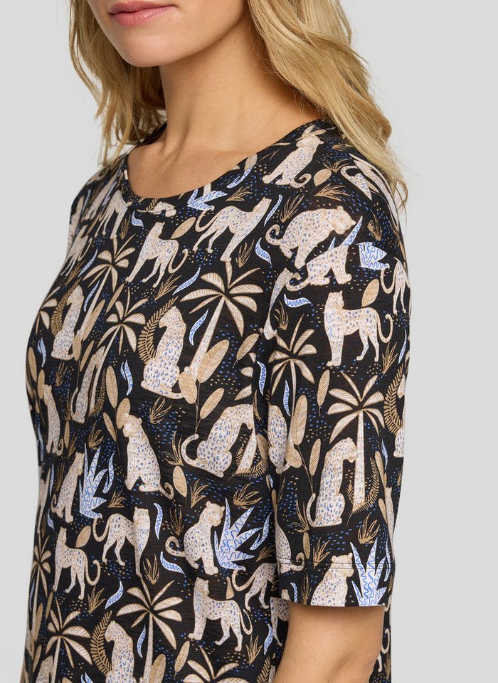 Rabe T-Shirt mit grafischem Muster – Bild 4 von 5
