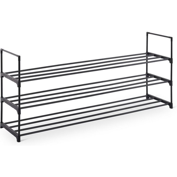 Raburg Schuhregal Schuhständer, Metall, praktischer Schuh-Organizer, Schwarz, Easy-Shoe, platzsparende Schuhaufbewahrung, für Flur, Wohnzimmer, Schlafzimmer