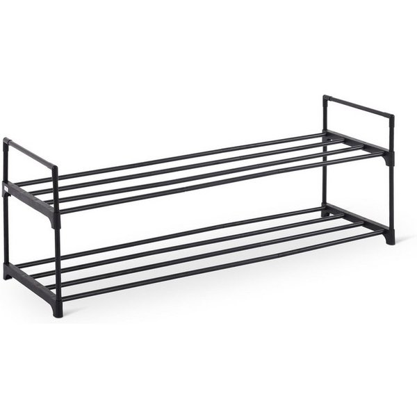 Raburg Schuhregal Schuhständer, Metall, praktischer Schuh-Organizer, Schwarz, Easy-Shoe, platzsparende Schuhaufbewahrung, für Flur, Wohnzimmer, Schlafzimmer