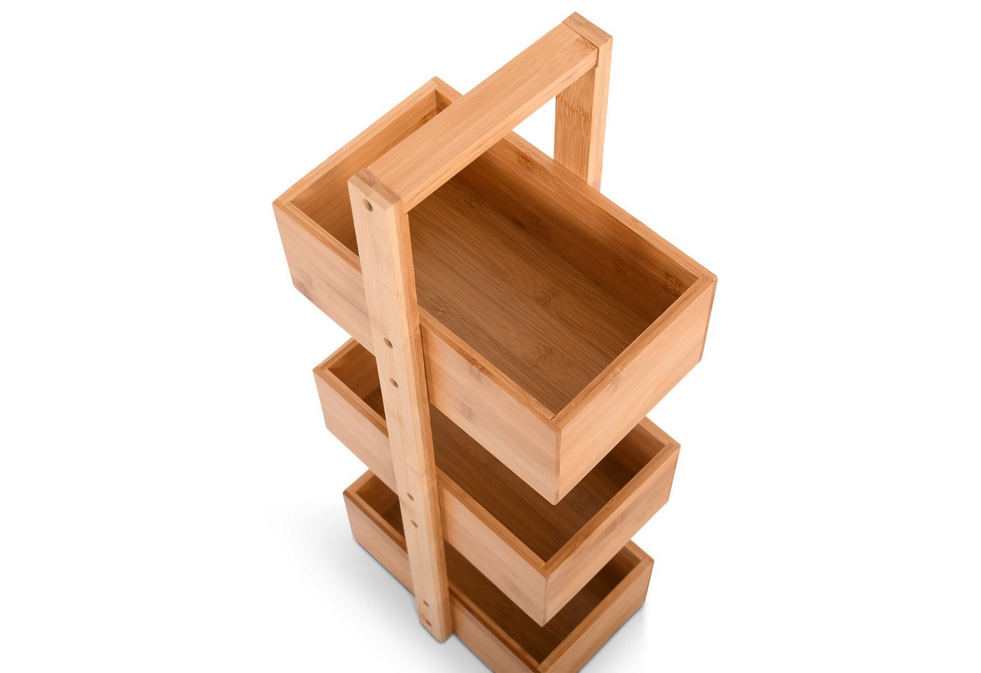Raburg Standregal Holzregal, Bambus, schmales Design, Kori – Bild 5 von 5
