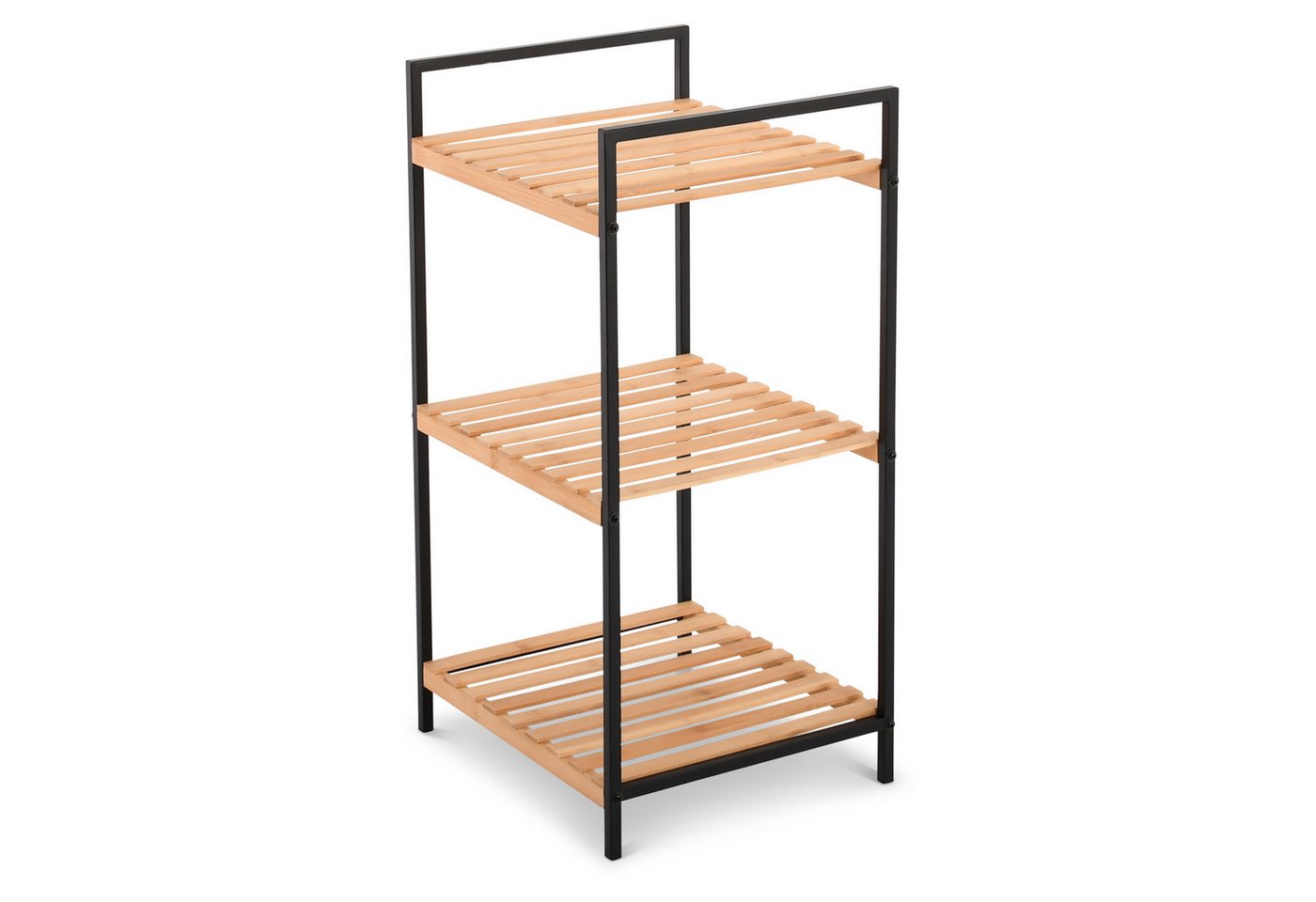 Raburg Standregal Küchenregal, Bambus, Kava, 3 Böden, für Flur, Schlafzimmer oder Bad, modernes Design – Bild 4 von 5