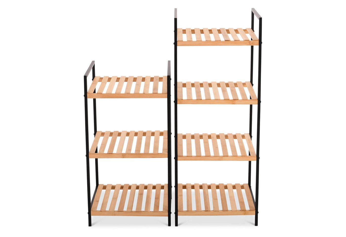 Raburg Standregal Küchenregal, Bambus, Kava, 3 Böden, für Flur, Schlafzimmer oder Bad, modernes Design – Bild 5 von 5