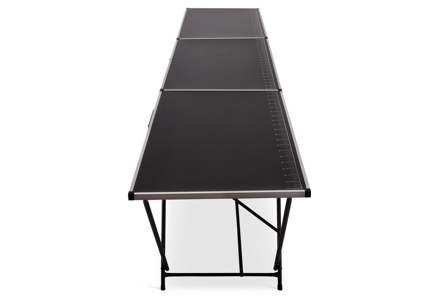 Raburg Tapeziertisch klappbar, 1-teilig, Aluminium, 300 cm x 60 x 77 cm, Stan, mit Zentimeter-Skala bis 290 cm, Multifunktionaler Tisch, bis 30 kg – Bild 3 von 5