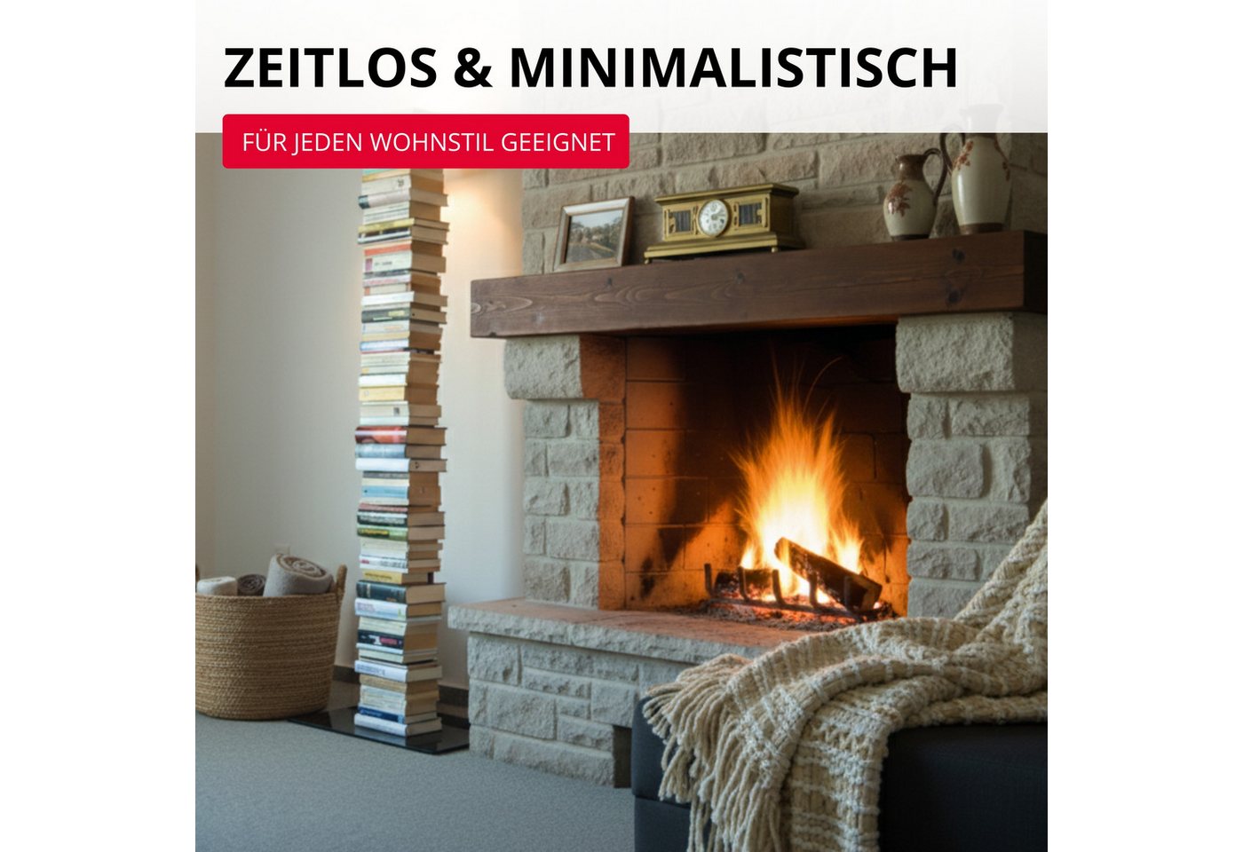 Radius Bücherturm Booksbaum 2 mit Standfuß groß – Bild 2 von 5