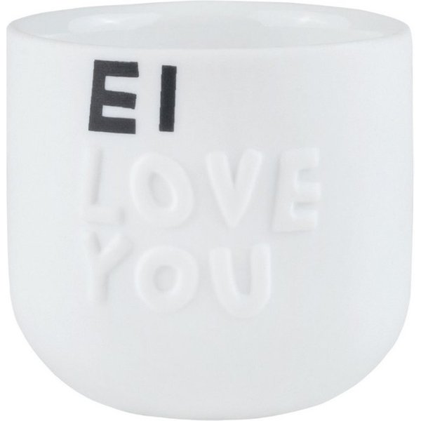 räder design stories Eierbecher Guten Morgen Eierbecher Ei Love you weiß 4,5cm