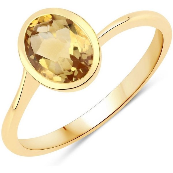 Rafaela Donata Fingerring gelbgold, aus Sterling Silber