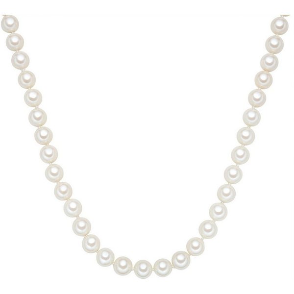 Rafaela Donata Perlenkette silber, Kette Sterling Silber Muschelkernperle weiß