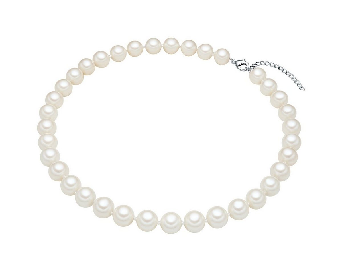 Rafaela Donata Perlenkette silber, Kette Sterling Silber Muschelkernperle weiß – Bild 2 von 4