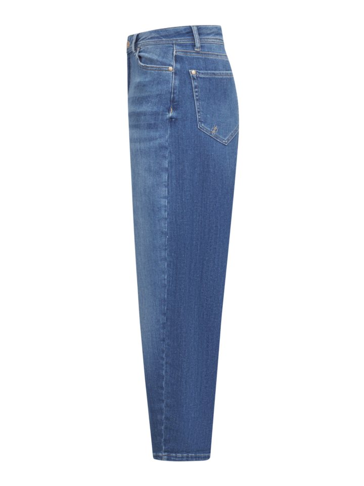 Raffaello Rossi 5-Pocket-Jeans blau,Casual,Baumwolle,Unifarben,Regular Fit,Hoch – Bild 3 von 3