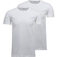 RAGMAN Herren T-Shirt, 2er Pack - Body Fit Rundhals, Flex Cotton, Baumwolle, Größe 3XL in Weiß