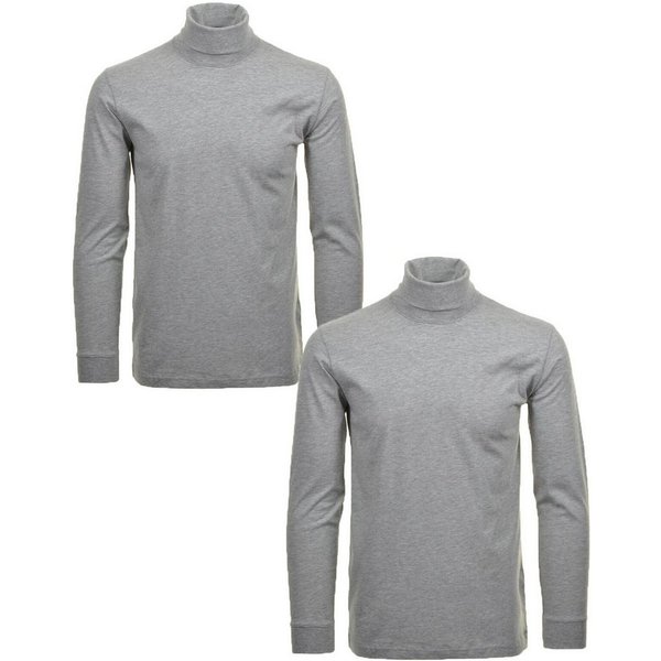 RAGMAN Rollkragenshirt Set: (Packung, 2-tlg)