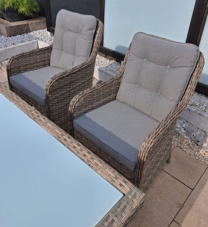 Ragnarök Möbel-Design Garten-Essgruppe gartenmöbel set KC – Bild 5 von 5