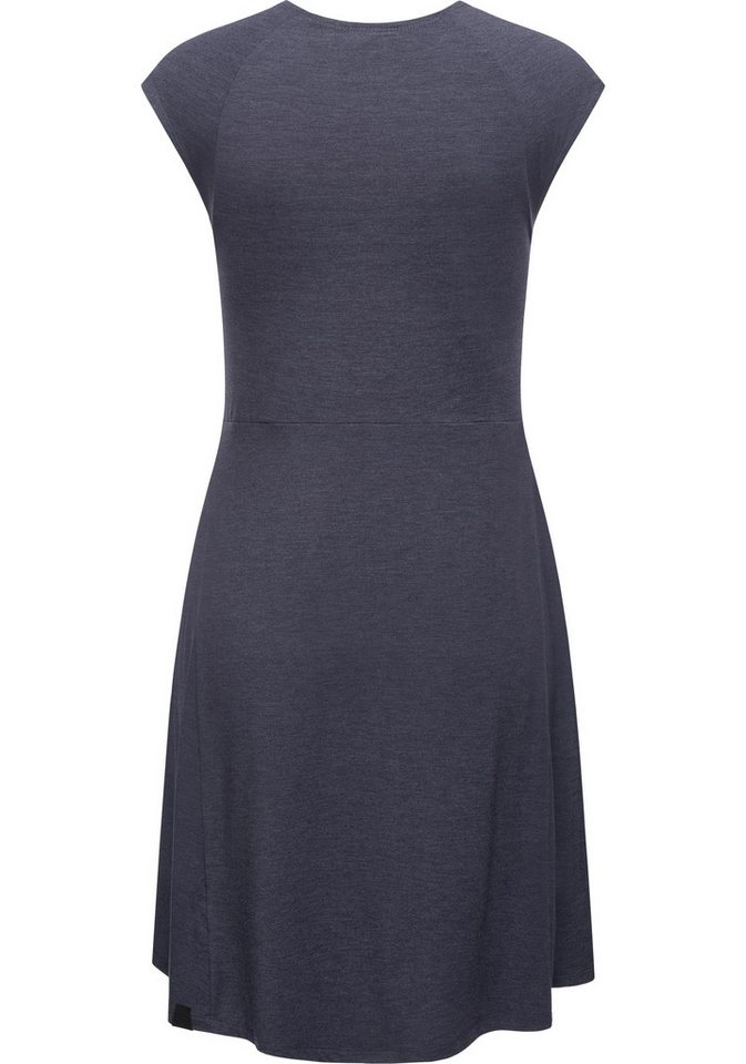 Ragwear Jerseykleid Comfrey Solid stylisches Sommerkleid mit tiefem V-Ausschnitt – Bild 3 von 3