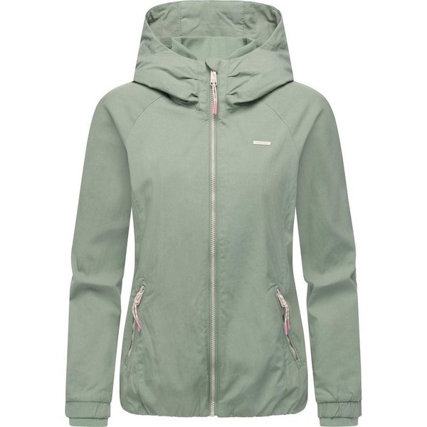 Ragwear Outdoorjacke Dizzie A YOUMODO Leichte Übergangsjacke mit großer Kapuze