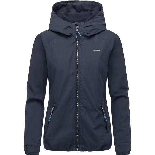Ragwear Outdoorjacke Dizzie A YOUMODO Leichte Übergangsjacke mit großer Kapuze