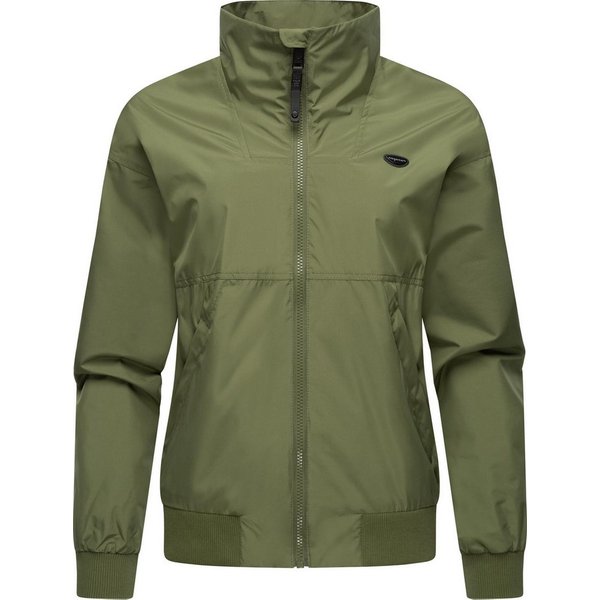 Ragwear Outdoorjacke Goona stylische, wasserdichte Übergangsjacke mit hohem Kragen