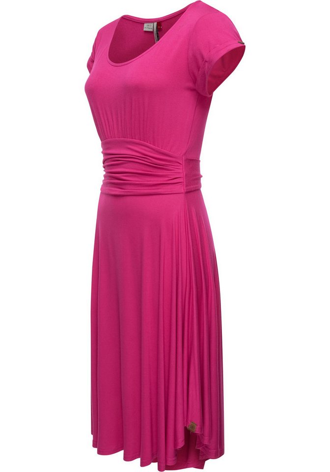 Ragwear Sommerkleid Yvone Solid leichtes Jersey-Kleid mit Taillengürtel – Bild 2 von 3