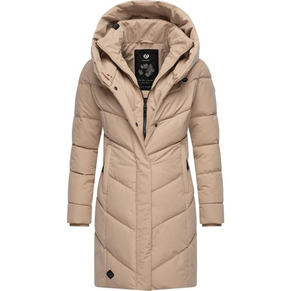 Ragwear Steppmantel Natalka stylischer, gesteppter Winterparka mit gefütterter Kapuze