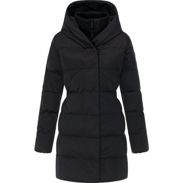 Ragwear Steppmantel Niani YOUMODO Warmer Wintermantel mit hohem Kragen und Kapuze