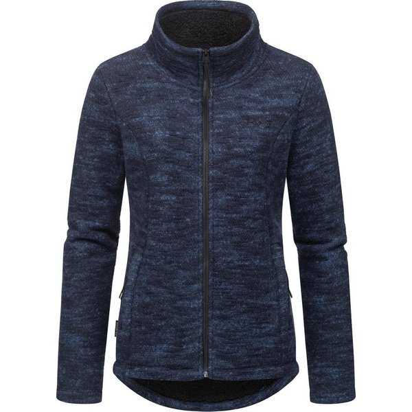 Ragwear Strickjacke Liram Melange Kuschelige Übergangsjacke in Strick-Optik