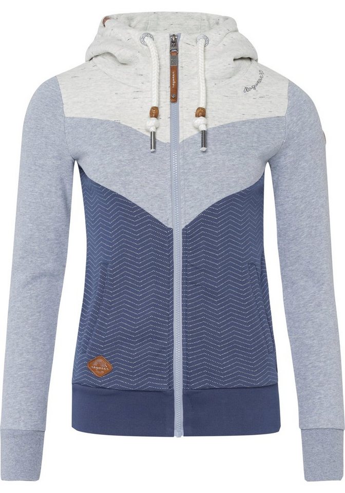 Ragwear Sweatjacke TREGA ZIP O im Colorblocking-Design – Bild 3 von 5