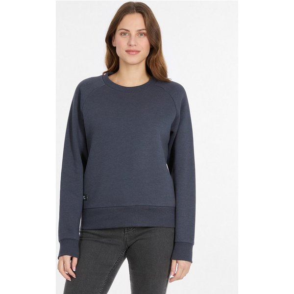 Ragwear Sweatshirt JOANN mit Rundhalsausschnitt, aus Baumwolle und Polyester, unifarben
