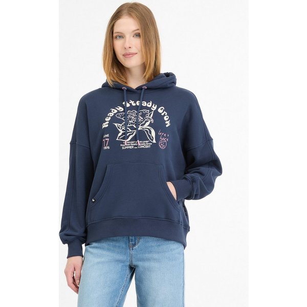 Ragwear Sweatshirt PIRITA PP mit Langarm, hüftbedeckende Länge, aus Baumwolle und Polyester