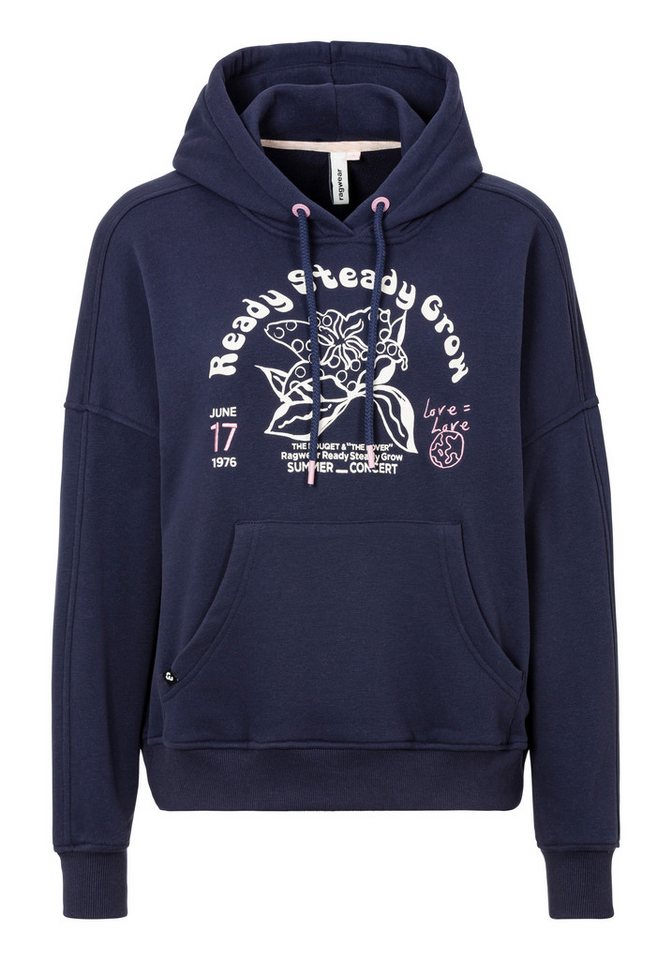 Ragwear Sweatshirt PIRITA PP mit Langarm, hüftbedeckende Länge, aus Baumwolle und Polyester – Bild 3 von 4
