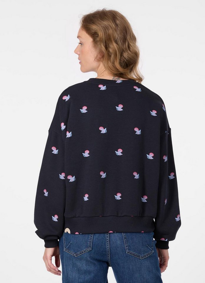 Ragwear Sweatshirt WUSS SHELLS Elastische Baumwollmischung und softem Finish mit Muschel-Print – Bild 2 von 2