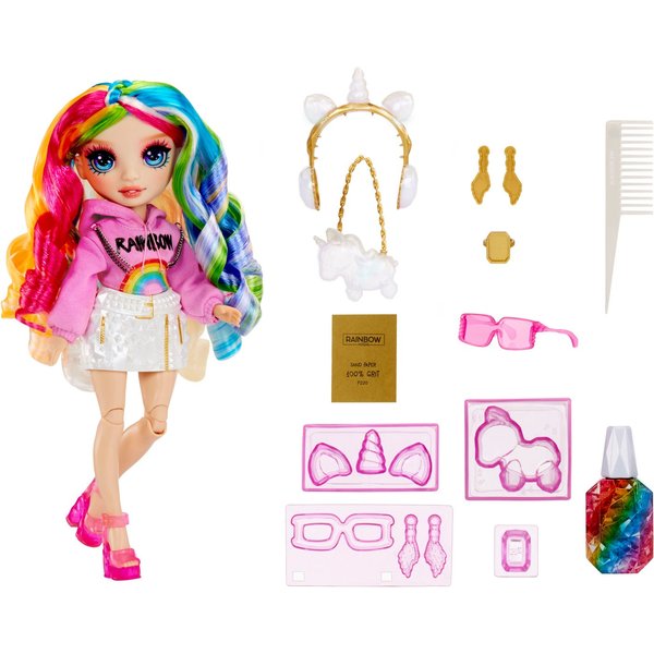 Rainbow High Anziehpuppe Creative Crystals Fashion Doll- Amaya