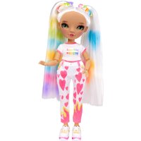 RAINBOW HIGH DIY Modepuppe und Spielset, mit 6 passenden Markern