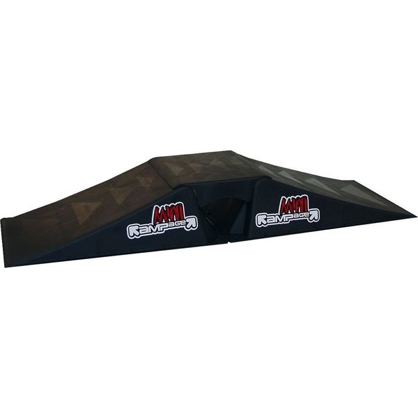Rampage Skateboard Skate Rampe Mini Airbox, Für Skater, BMXer oder ferngesteuerte Autos