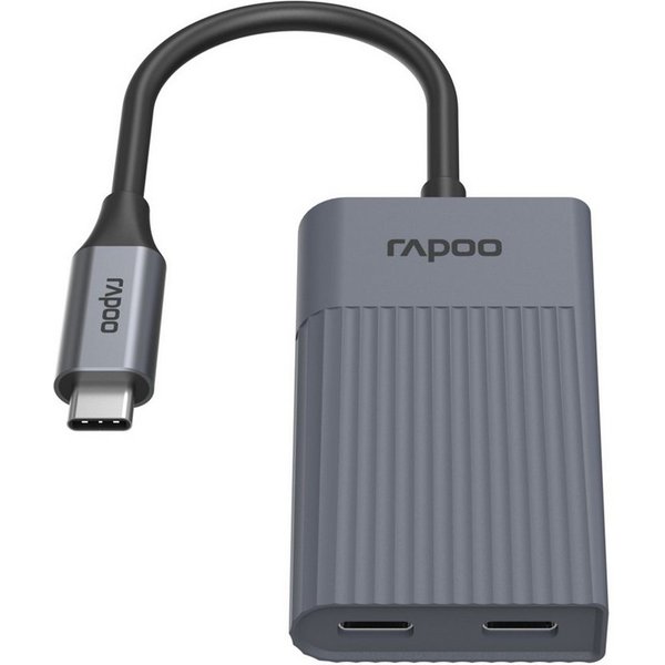 Rapoo UCH-4013, USB-C auf USB-A und -C USB-Adapter USB-A-/USB-C-Stecker zu USB-C, 15 cm