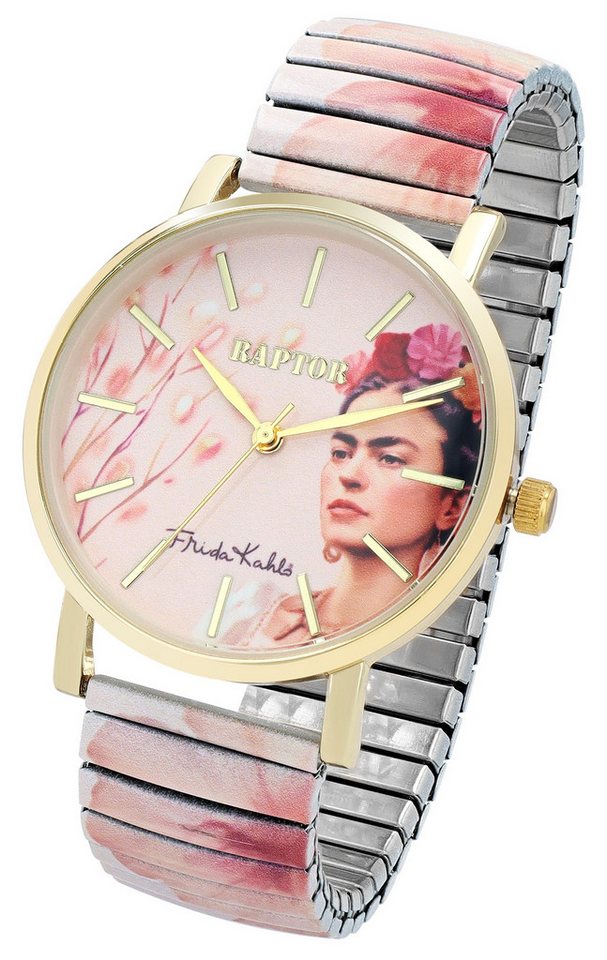 Raptor Quarzuhr Frida Kahlo Edition, Mineralglas, (1-tlg., inkl. Schmuckbox) – Bild 3 von 3