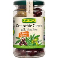 RAPUNZEL Bio-Oliven gemischt, mit Kräutern, ohne Stein, 170 g