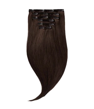 Rapunzel of Sweden Classic Clip-ins Straight / Medium Volume / 7 pieces 2.3 Chocolate Brown 60 cm Haarverlängerung · 120 g