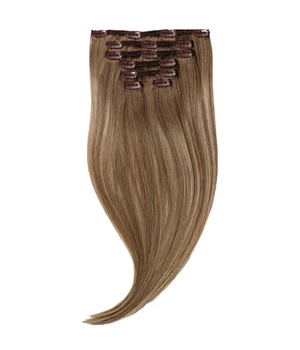 Rapunzel of Sweden Classic Clip-ins Straight / Medium Volume / 7 pieces Brownish Blonde Balayage B5.0/8.3 50 cm Haarverlängerung · 110 g