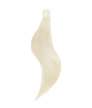 Rapunzel of Sweden Ponytail Straight / Clip-in / Medium Volume 10.10 Platinum Blonde 50 cm Haarverlängerung · 90 g