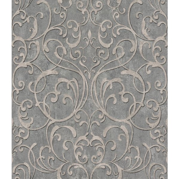 Rasch Vliestapete, strukturiert, Barock, (1 Rolle, 1 St), Ornamente