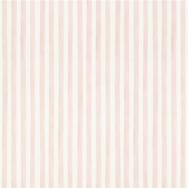 Rasch Vliestapete Streifenmuster Weiß Rosa, glatt, Aquarelloptik, (1 Rolle, 1 St., Kollektion 'Kids World II' - 10,05 m x 0,53 m), gute Lichtbeständigkeit, feuc