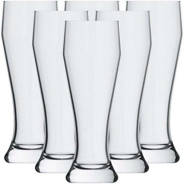 rastal Bierglas Ranft Weizenbiergläser 0,5 l 6er Set, 6-tlg., Glas