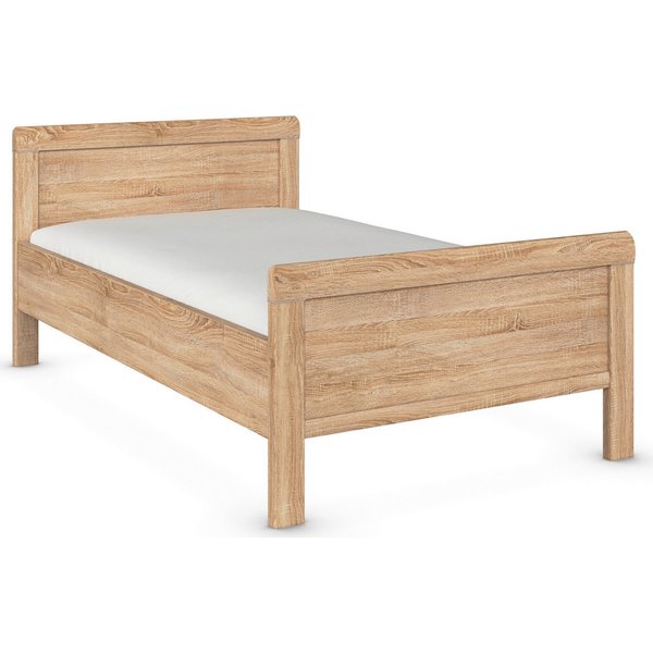rauch Bett Bett Einzelbett Stollenbett EVELYN, in Komforthöhe aus Holzwerkstoff in elegantem Stil MADE IN GERMANY