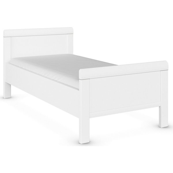 rauch Bett Bett Einzelbett Stollenbett EVELYN, in Komforthöhe aus Holzwerkstoff in elegantem Stil MADE IN GERMANY