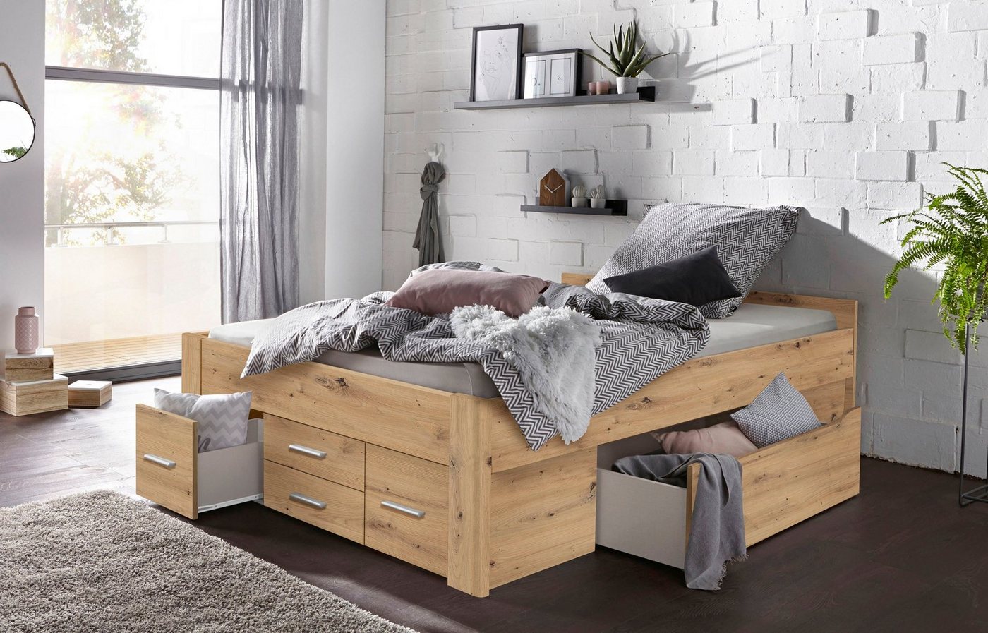 rauch Bett Scala, mit Schubkästen in 3 Varianten – Bild 2 von 5