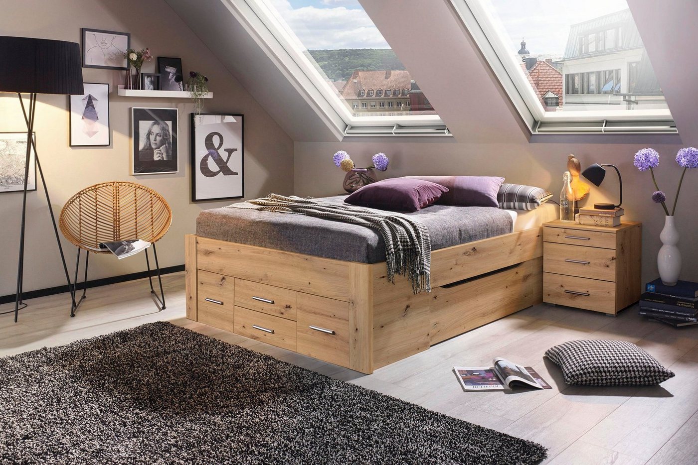 rauch Bett Scala, mit Schubkästen in 3 Varianten – Bild 3 von 5