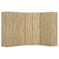 RAUCH BLUE Eckschrank Case (ohne Innen-Aufteilung, Eiche Artisan)