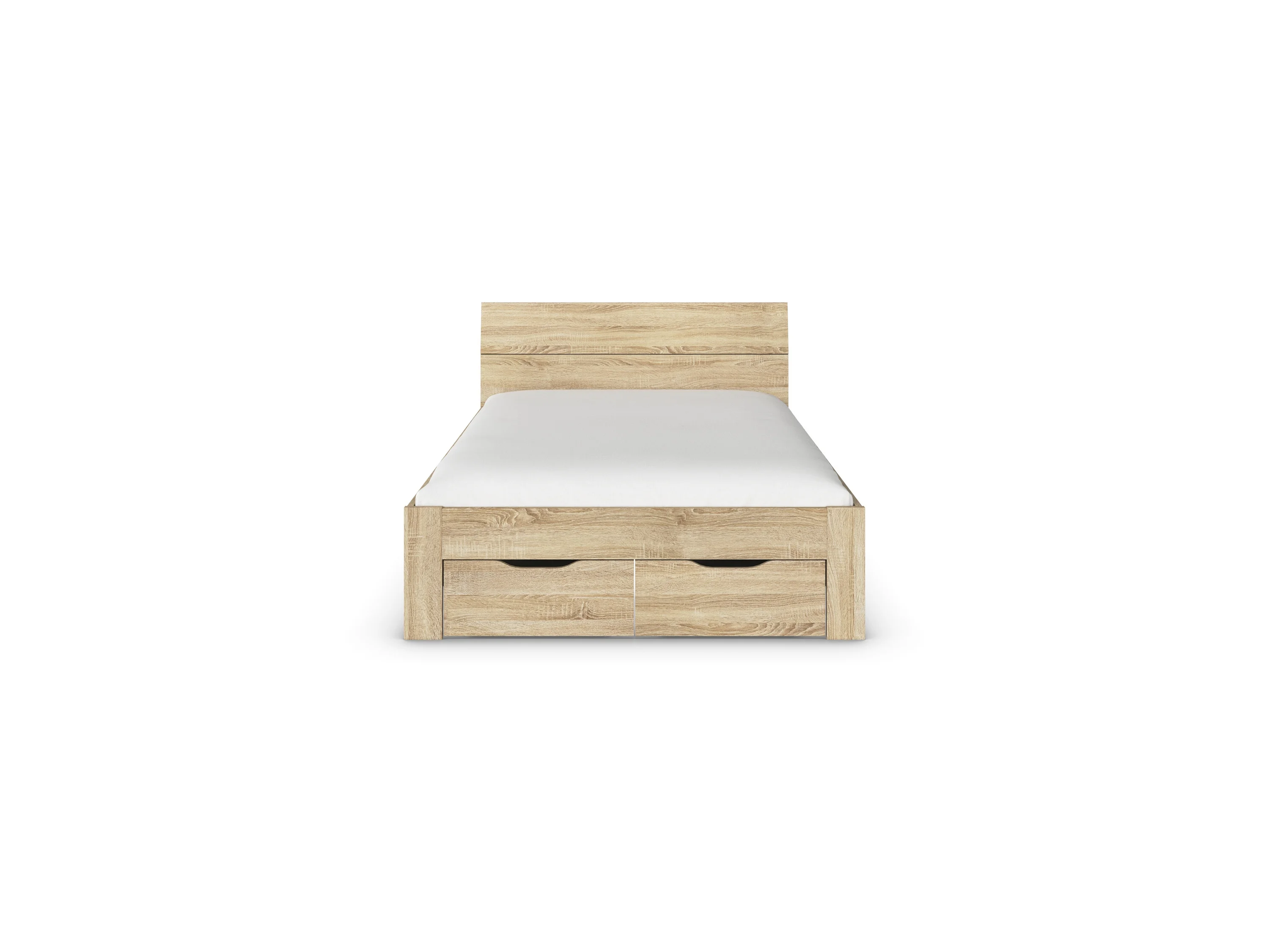 RAUCH BLUE Flexx Bett, Ergänzung Alabama (inkl. Sockelschubkästen, Dekor-Druck Eiche Sonoma, 140 x 200 cm) – Bild 4 von 4