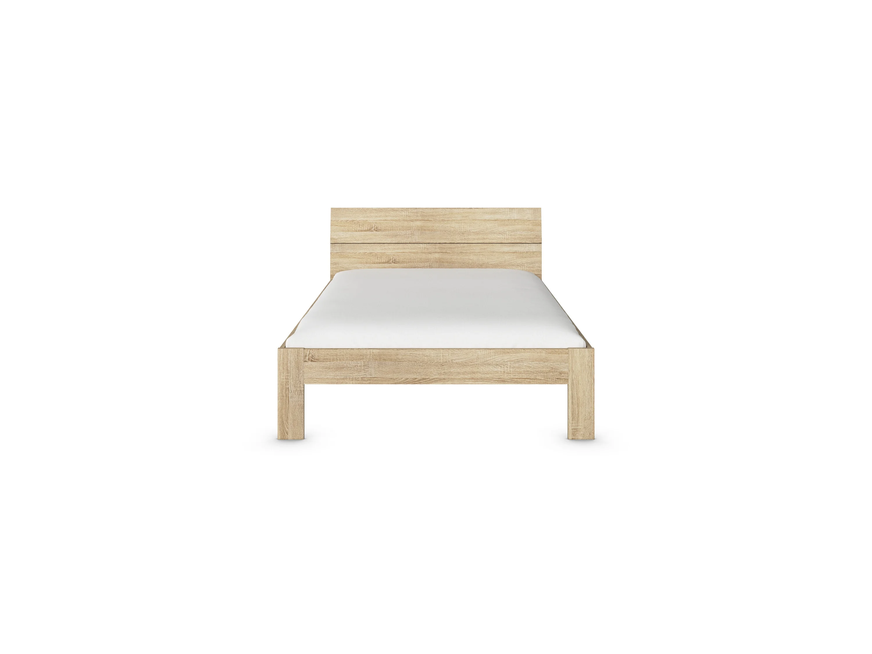 RAUCH BLUE Flexx Bett, Ergänzung Alabama (ohne Sockelschubkästen, Dekor-Druck Eiche Sonoma, 140 x 200 cm) – Bild 4 von 4
